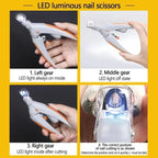 Dog & Cat Nail Clippers with LED Light and Magnifying Glass